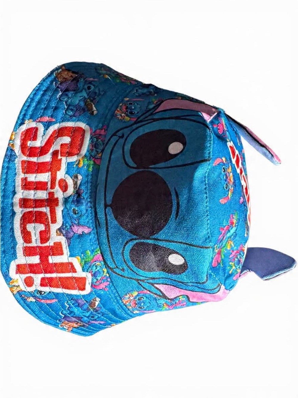 Disney Stitch Blue Kids Baseball Cap with Ear Details